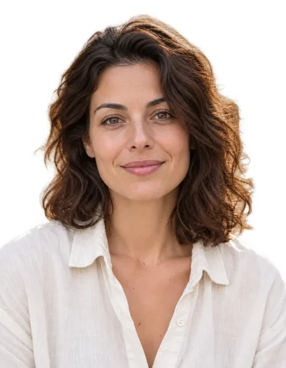 Crea uno sfondo bianco dietro una persona